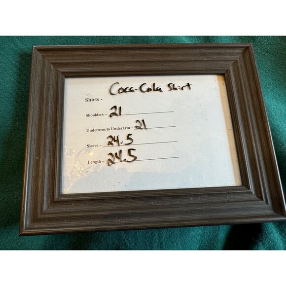 Coca-Cola Logo Sweatshirt Medium Hilton Active Apparel 80% Cotton Vintage - Picture 6 of 7